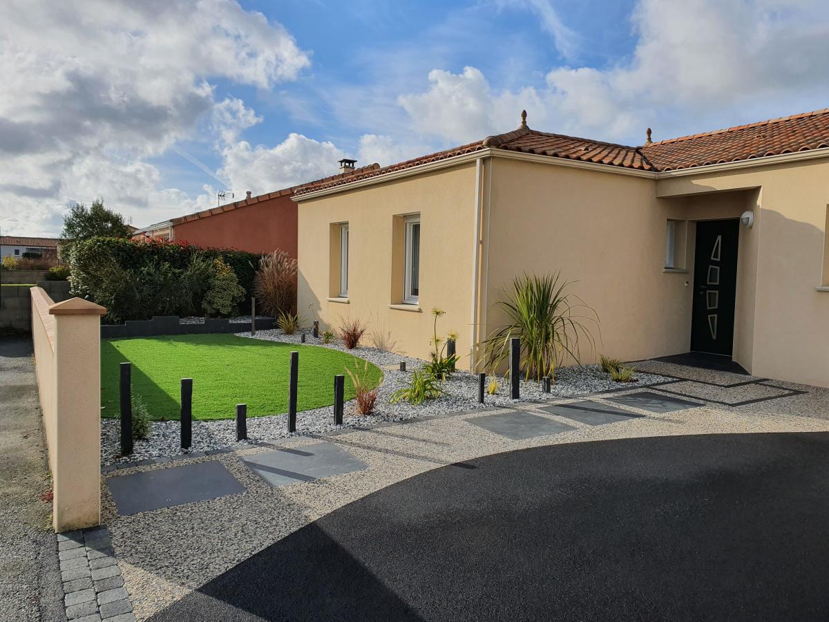 Revetement enrobé aux Brouzils en Vendée